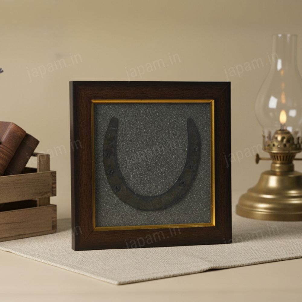 Horse Shoe Pyrite Frame for Vaastu